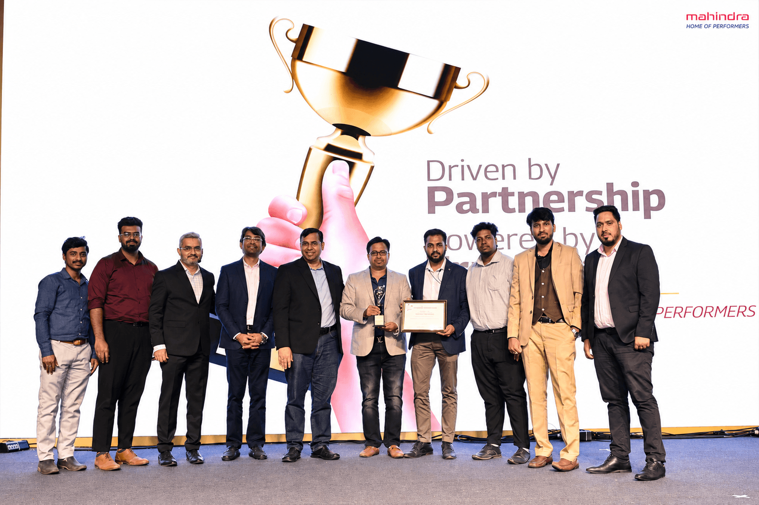 Property Matrimony receiving an industry award