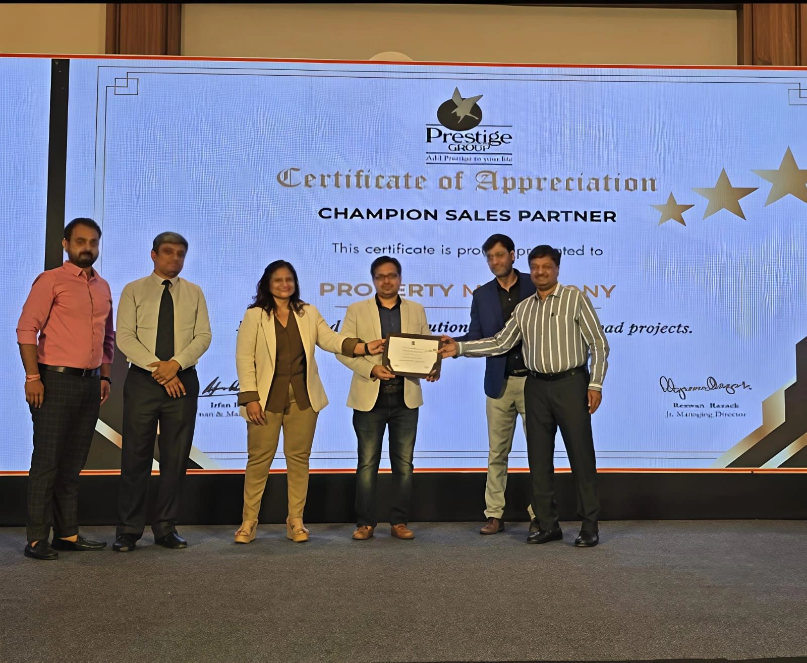 Property Matrimony award recognition 10
